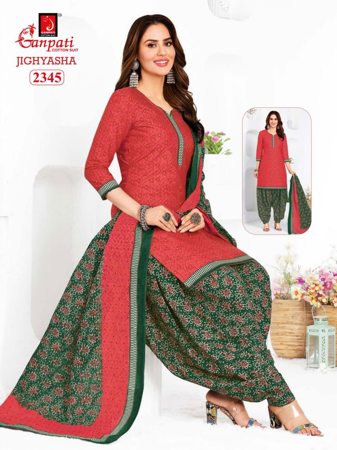 Jighyasha 23 By Ganpati Cotton Printed Dress Material Suppliers In India